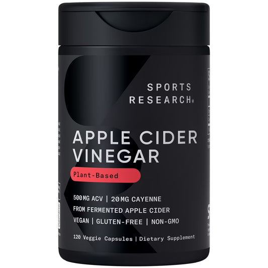 ® Apple Cider Vinegar 520Mg Organic Cayenne Pepper Non-Gmo (120 Capsules)